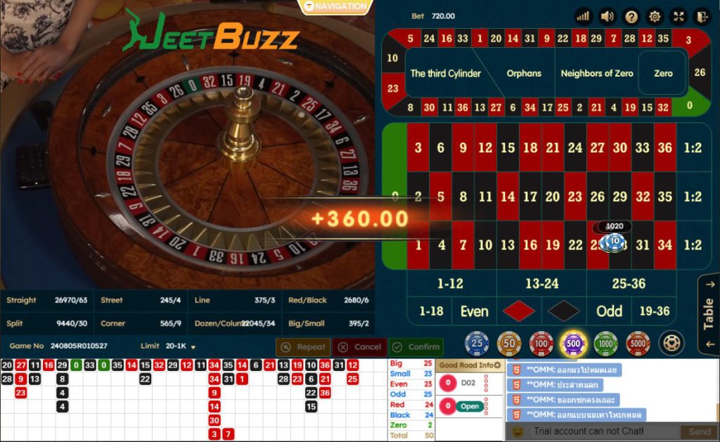 Exponential Roulette Bets